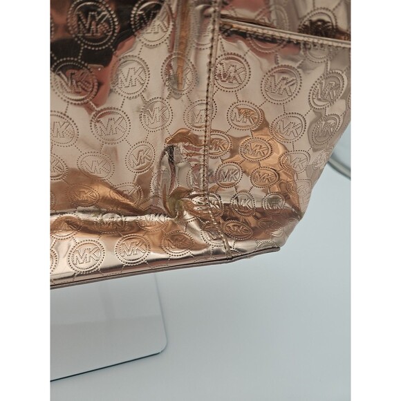 Michael Kors Rose Gold Shoulder Bag With COA - Picture 3 of 8